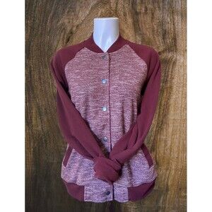 Forever 21 French Terry Bomber/Varsity Style Jacket